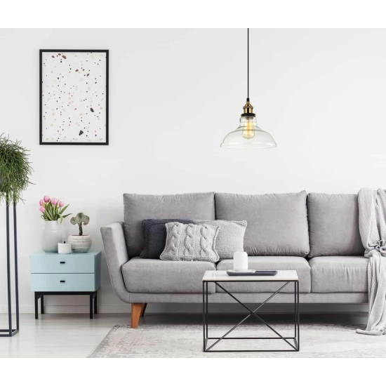 Lampa wisząca Hubert MDM-2381/1 GD+AMB Italux - zdjęcie 3